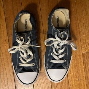 Converse Kids Dark Blue and White Sneakers